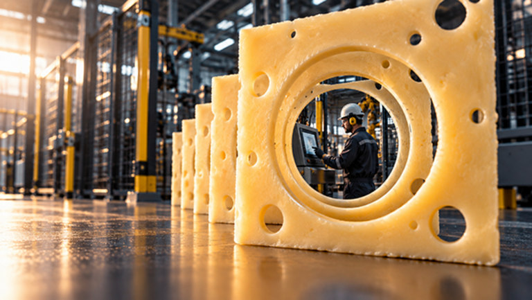 El queso suizo y la seguridad de las máquinas: una visión por capas El queso suizo y la seguridad de las máquinas: una visión por capas