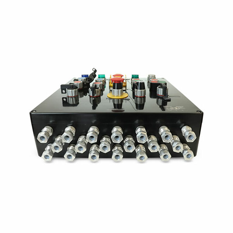 Botoeira de Comando EX em poliéster reforçado